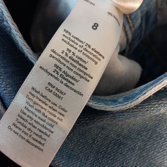 OshKosh B'gosh Girl's Denim Overalls - Picture 6 of 7